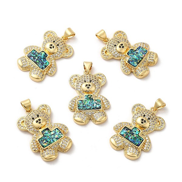 PandaHall Rack Plating Brass Micro Pave Cubic Zirconia with Synthetic Opal Pendants, with Jump Ring, Lead Free & Cadmium Free, Long-Lasting..., Green
PandaHall Rack Plating Brass Micro Pave Cubic Zirconia with Synthetic Opal Pendants, with Jump Ring, Lead Free & Cadmium Free, Long-Lasting..., Green