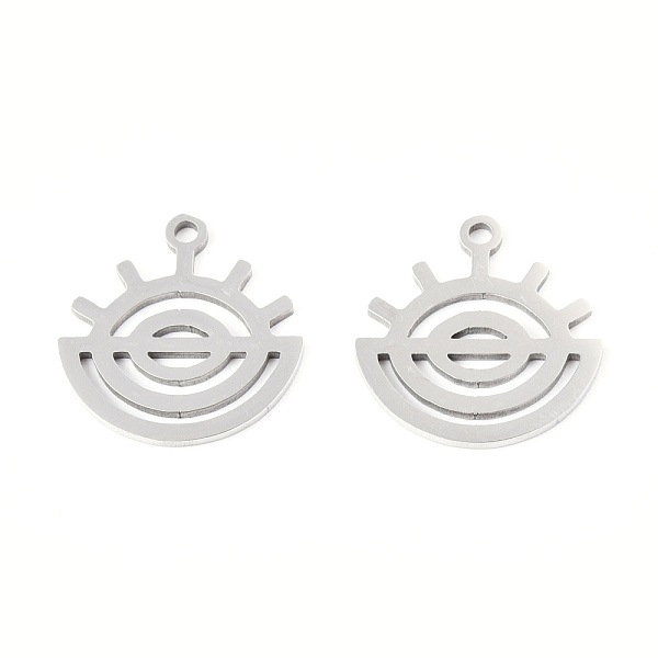PandaHall 201 Stainless Steel Pendants, Outline Charms, Eye, Stainless Steel Color, 16x15.5x1mm, Hole: 1.4mm 201 Stainless Steel Eye
PandaHall 201 Stainless Steel Pendants, Outline Charms, Eye, Stainless Steel Color, 16x15.5x1mm, Hole: 1.4mm 201 Stainless Steel Eye