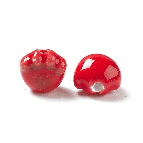 PandaHall Handmade Printed Porcelain Beads, Cat Paw Prints, Red, 12x12x9mm, Hole: 2mm Porcelain Others Red
PandaHall Handmade Printed Porcelain Beads, Cat Paw Prints, Red, 12x12x9mm, Hole: 2mm Porcelain Others Red