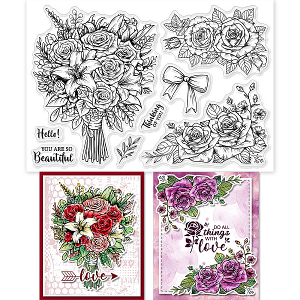 PandaHall Custom PVC Plastic Clear Stamps, for DIY Scrapbooking, Photo Album Decorative, Cards Making, June Rose, 160x110x3mm Plastic June...
PandaHall Custom PVC Plastic Clear Stamps, for DIY Scrapbooking, Photo Album Decorative, Cards Making, June Rose, 160x110x3mm Plastic June...