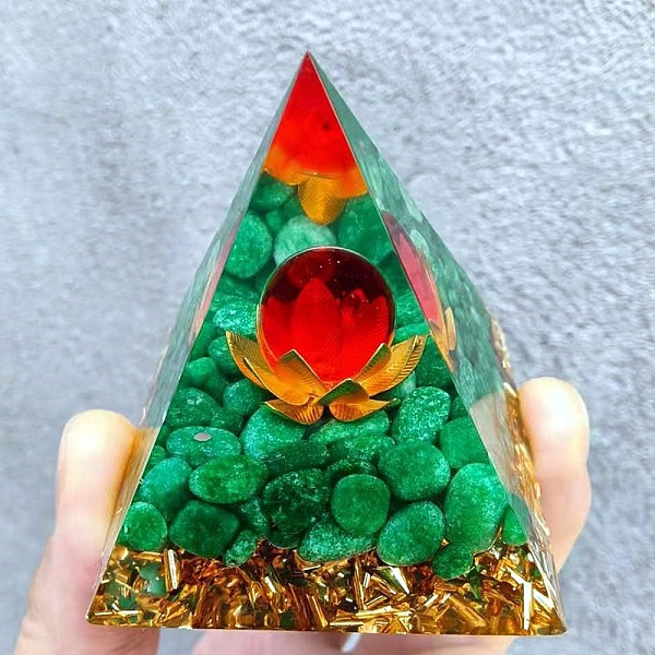 PandaHall Orgonite Pyramid Resin Energy Generators, Reiki Natural Jade Chips Inside for Home Office Desk Decoration, Green, 60x60x60mm Resin...
PandaHall Orgonite Pyramid Resin Energy Generators, Reiki Natural Jade Chips Inside for Home Office Desk Decoration, Green, 60x60x60mm Resin...