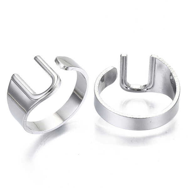 PandaHall Alloy Cuff Finger Rings, Cadmium Free & Nickel Free & Lead Free, Alphabet, Platinum, Letter.U, US Size 8(18.1mm) Alloy Letter U
PandaHall Alloy Cuff Finger Rings, Cadmium Free & Nickel Free & Lead Free, Alphabet, Platinum, Letter.U, US Size 8(18.1mm) Alloy Letter U