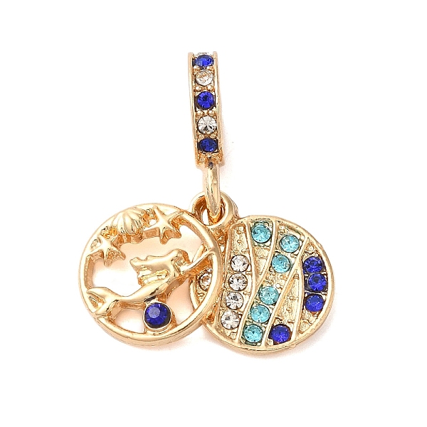 PandaHall Rack Plating Alloy Colorful Rhinestone European Dangle Charms, Large Hole Mermaid & Flat Round Pendants, Cadmium Free & Nickel..., Multicolor
PandaHall Rack Plating Alloy Colorful Rhinestone European Dangle Charms, Large Hole Mermaid & Flat Round Pendants, Cadmium Free & Nickel..., Multicolor