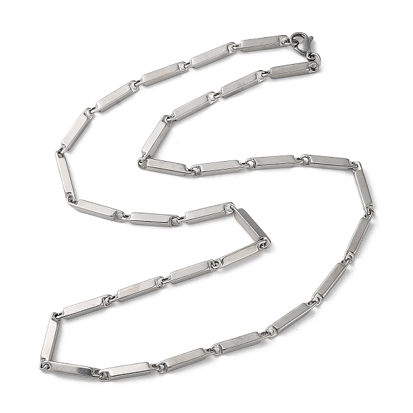PandaHall 201 Stainless Steel Bar Link Chain Necklaces for Men Women, Stainless Steel Color, 19.92~20.00 inch(50.6~50.8cm) 201 Stainless...
PandaHall 201 Stainless Steel Bar Link Chain Necklaces for Men Women, Stainless Steel Color, 19.92~20.00 inch(50.6~50.8cm) 201 Stainless...