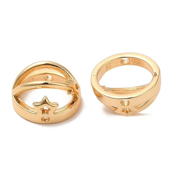 PandaHall Brass Bead Frames, Planet with Star, Real 18K Gold Plated, 10x5mm, Hole: 1mm Brass Planet
PandaHall Brass Bead Frames, Planet with Star, Real 18K Gold Plated, 10x5mm, Hole: 1mm Brass Planet