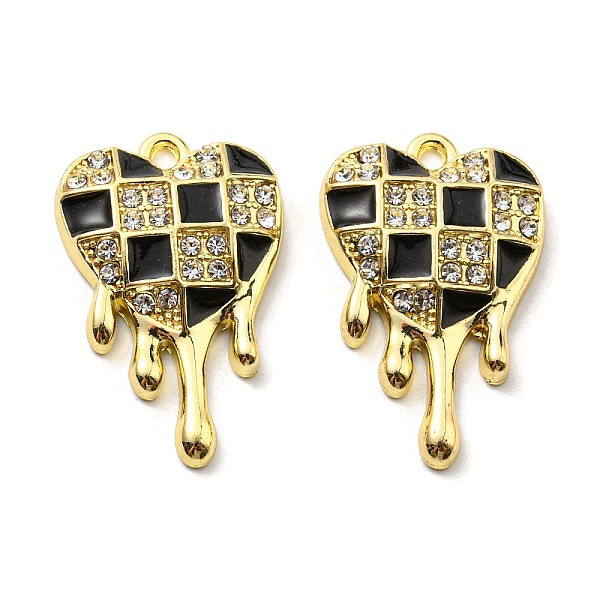 PandaHall Alloy Enamel Pendants, with Rhinestone, Long-Lasting Plated, Lead Free & Cadmium Free, Melting Heart Charm, Golden, 27x17x4.5mm...
PandaHall Alloy Enamel Pendants, with Rhinestone, Long-Lasting Plated, Lead Free & Cadmium Free, Melting Heart Charm, Golden, 27x17x4.5mm...
