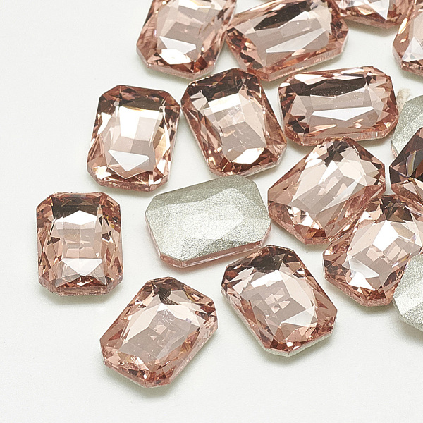 PandaHall Pointed Back Glass Rhinestone Cabochons, Faceted, Rectangle Octagon, Vintage Rose, 10x8x3.5mm Glass Rhinestone Octagon Pink
PandaHall Pointed Back Glass Rhinestone Cabochons, Faceted, Rectangle Octagon, Vintage Rose, 10x8x3.5mm Glass Rhinestone Octagon Pink