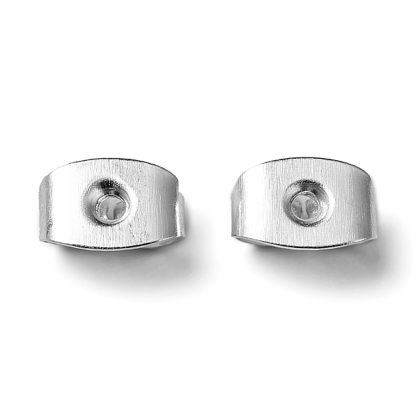 PandaHall Iron Ear Nuts, Friction Earring Backs for Stud Earrings, Silver Color Plated, 6x4x3mm, Hole: 0.7~1.0mm Iron
PandaHall Iron Ear Nuts, Friction Earring Backs for Stud Earrings, Silver Color Plated, 6x4x3mm, Hole: 0.7~1.0mm Iron