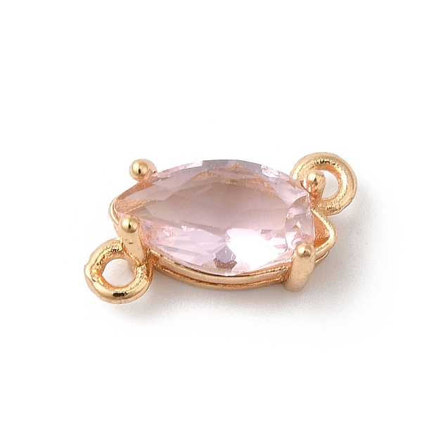 PandaHall Brass Pave Glass Connector Charms, Horse Eye Links, Golden, Pearl Pink, 12x6x4.5mm, Hole: 1mm Brass+Glass Horse Eye
PandaHall Brass Pave Glass Connector Charms, Horse Eye Links, Golden, Pearl Pink, 12x6x4.5mm, Hole: 1mm Brass+Glass Horse Eye