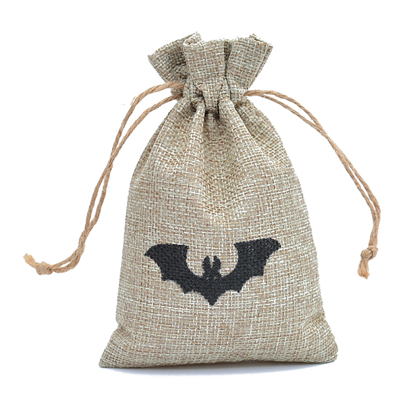 PandaHall Halloween Burlap Packing Pouches, Drawstring Bags, Rectangle with Bat Pattern, Tan, 15x10cm Burlap Rectangle Orange
PandaHall Halloween Burlap Packing Pouches, Drawstring Bags, Rectangle with Bat Pattern, Tan, 15x10cm Burlap Rectangle Orange