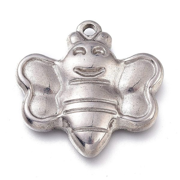 PandaHall 304 Stainless Steel Pendants, Bees, Stainless Steel Color, 23x23x4.5mm, Hole: 2mm 304 Stainless Steel Bees
PandaHall 304 Stainless Steel Pendants, Bees, Stainless Steel Color, 23x23x4.5mm, Hole: 2mm 304 Stainless Steel Bees