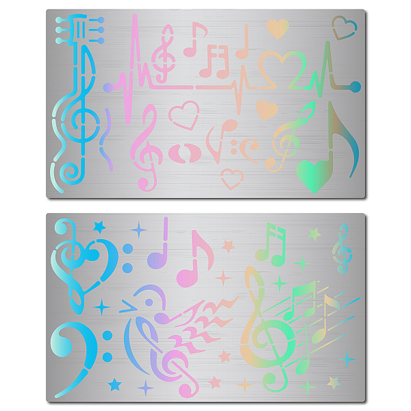 PandaHall 2Pcs 2 Styles Stainless Steel Cutting Dies Stencils, for DIY Scrapbooking/Photo Album, Decorative Embossing DIY Paper Card, Matte...
PandaHall 2Pcs 2 Styles Stainless Steel Cutting Dies Stencils, for DIY Scrapbooking/Photo Album, Decorative Embossing DIY Paper Card, Matte...