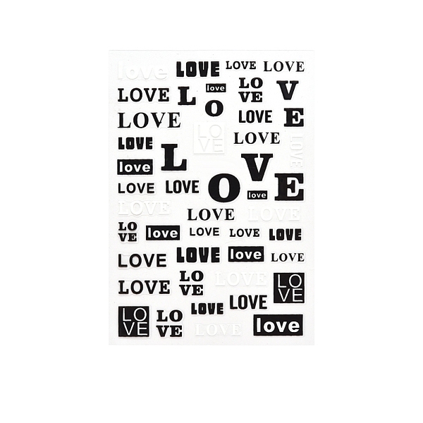 PandaHall Nail Art Stickers Decals, Self Adhesive, for Nail Tips Decorations, Word Pattern, Word, 93x64mm Paper Word Black
PandaHall Nail Art Stickers Decals, Self Adhesive, for Nail Tips Decorations, Word Pattern, Word, 93x64mm Paper Word Black