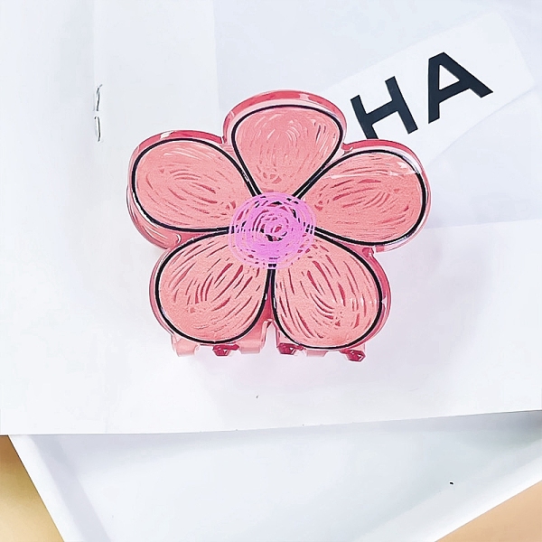 PandaHall Flower Acrylic Large Claw Hair Clips, for Women Girls, Pink, 60x60mm Acrylic Flower Pink
PandaHall Flower Acrylic Large Claw Hair Clips, for Women Girls, Pink, 60x60mm Acrylic Flower Pink