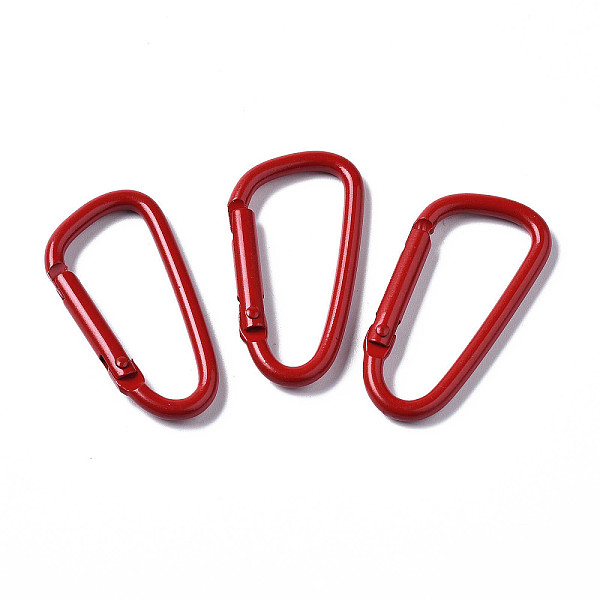 PandaHall Aluminum Spring Gate Rings, D Shape, Red, 46x24x4.5mm, Inner Diameter: 38.5x16mm Aluminum Red
PandaHall Aluminum Spring Gate Rings, D Shape, Red, 46x24x4.5mm, Inner Diameter: 38.5x16mm Aluminum Red