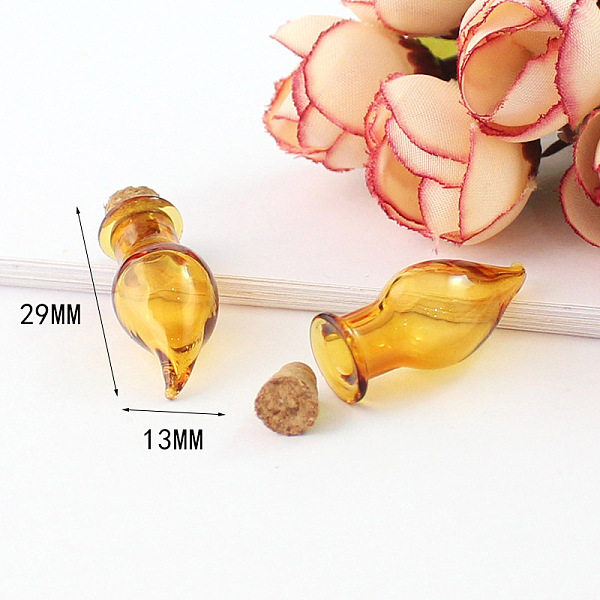 PandaHall Miniature Glass Bottles, with Cork Stoppers, Empty Wishing Bottles, for Dollhouse Accessories, Jewelry Making, Hot Pepper Pattern..., Gold
PandaHall Miniature Glass Bottles, with Cork Stoppers, Empty Wishing Bottles, for Dollhouse Accessories, Jewelry Making, Hot Pepper Pattern..., Gold