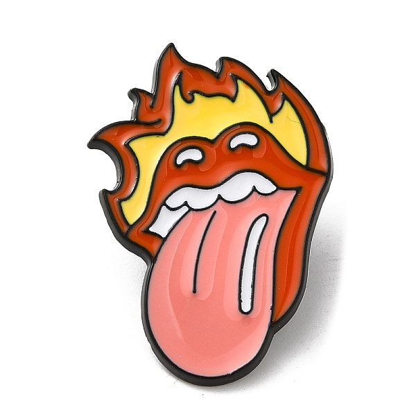 PandaHall Fire Theme Enamel Pins, Black Alloy Brooches for Backpack Clothes, Lip, 23x20.5x1.5mm Alloy+Enamel Lip Red
PandaHall Fire Theme Enamel Pins, Black Alloy Brooches for Backpack Clothes, Lip, 23x20.5x1.5mm Alloy+Enamel Lip Red