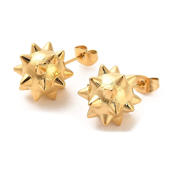 PandaHall Ion Plating(IP) 304 Stainless Steel Stud Earrings for Women, Durian, Golden, 15x14.5mm 304 Stainless Steel Durian
PandaHall Ion Plating(IP) 304 Stainless Steel Stud Earrings for Women, Durian, Golden, 15x14.5mm 304 Stainless Steel Durian