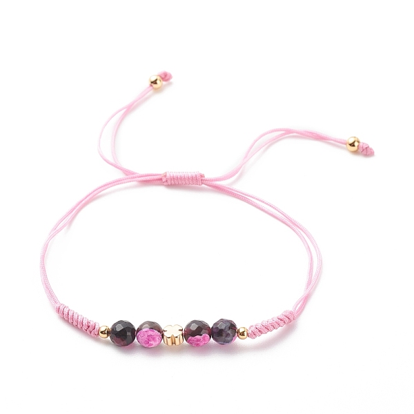 PandaHall Natural Agate & Brass Clover Beaded Cord Bracelet, Gemstone Braided Adjustable Bracelet for Women, Pearl Pink, Inner Diameter...
PandaHall Natural Agate & Brass Clover Beaded Cord Bracelet, Gemstone Braided Adjustable Bracelet for Women, Pearl Pink, Inner Diameter...