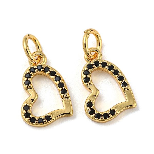 PandaHall Rack Plating Brass Micro Pave Black Cubic Zirconia Pendants, with Jump Ring, Cadmium Free & Lead Free, Long-Lasting Plated, Heart...
PandaHall Rack Plating Brass Micro Pave Black Cubic Zirconia Pendants, with Jump Ring, Cadmium Free & Lead Free, Long-Lasting Plated, Heart...