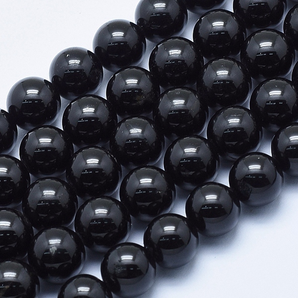 PandaHall Natural Black Tourmaline Beads Strands, Round, 10~10.5mm, Hole: 1mm, about 39pcs/strand, 15.7 inch(39cm) Tourmaline Round
PandaHall Natural Black Tourmaline Beads Strands, Round, 10~10.5mm, Hole: 1mm, about 39pcs/strand, 15.7 inch(39cm) Tourmaline Round