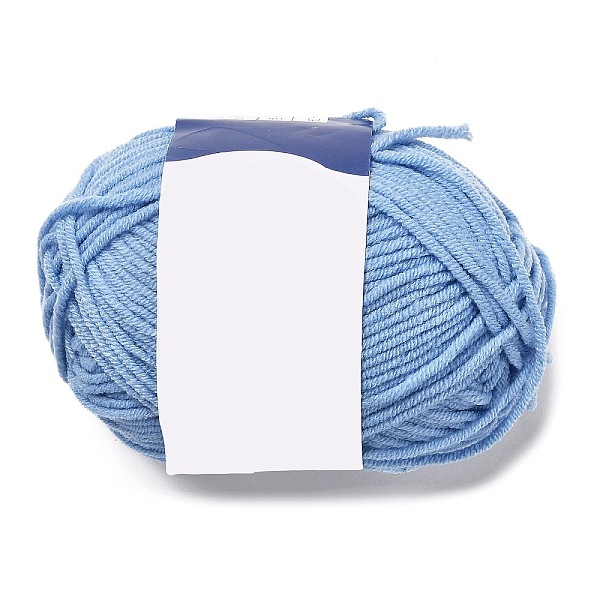 PandaHall Milk Cotton Knitting Acrylic Fiber Yarn, 5-Ply Crochet Yarn, Punch Needle Yarn, Light Blue, 2mm Acrylic Fiber
PandaHall Milk Cotton Knitting Acrylic Fiber Yarn, 5-Ply Crochet Yarn, Punch Needle Yarn, Light Blue, 2mm Acrylic Fiber