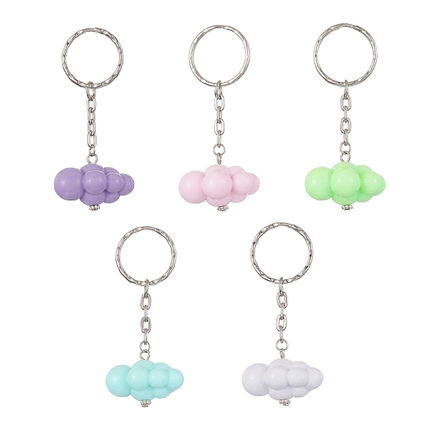 PandaHall Cloud Acrylic Pendants Keychain, with Iron Split Key Rings, Mixed Color, 7.3cm Acrylic Cloud Multicolor
PandaHall Cloud Acrylic Pendants Keychain, with Iron Split Key Rings, Mixed Color, 7.3cm Acrylic Cloud Multicolor