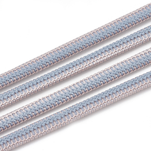 PandaHall Elastic Cord, with Nylon Outside and Rubber Inside, Light Steel Blue, 5.5x2.5mm, about 100yard/bundle(300 feet/bundle) Elastic...
PandaHall Elastic Cord, with Nylon Outside and Rubber Inside, Light Steel Blue, 5.5x2.5mm, about 100yard/bundle(300 feet/bundle) Elastic...