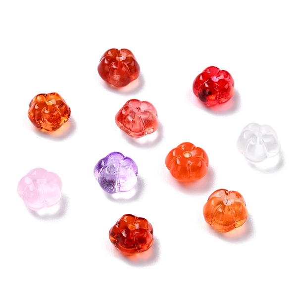 PandaHall Autumn Theme Transparent Glass Beads, with Glitter Powder, Pumpkin, Mixed Color, 9.5~10x6mm, Hole: 1.2mm Glass Pumpkin Multicolor
PandaHall Autumn Theme Transparent Glass Beads, with Glitter Powder, Pumpkin, Mixed Color, 9.5~10x6mm, Hole: 1.2mm Glass Pumpkin Multicolor