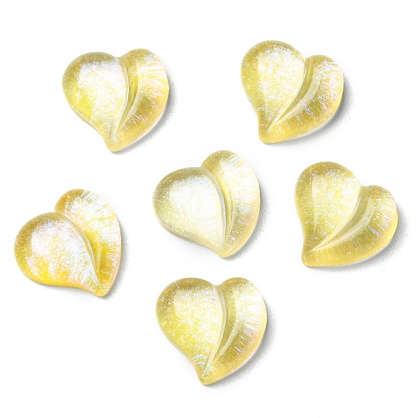 PandaHall Translucent Resin Cabochons, Glitter Heart, Champagne Yellow, 15.5x16x6.5mm Resin Heart
PandaHall Translucent Resin Cabochons, Glitter Heart, Champagne Yellow, 15.5x16x6.5mm Resin Heart