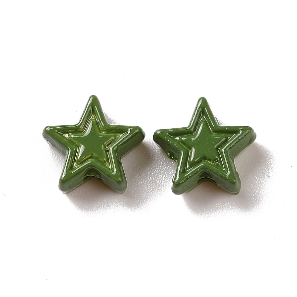 PandaHall Spray Painted Alloy Beads, Star, Dark Green, 7x7.5x3.2mm, Hole: 1.2mm Alloy Star
PandaHall Spray Painted Alloy Beads, Star, Dark Green, 7x7.5x3.2mm, Hole: 1.2mm Alloy Star