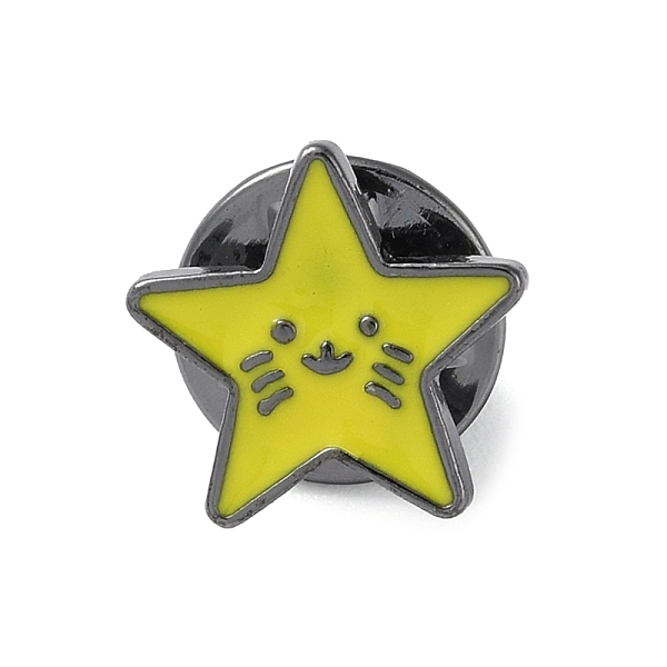 PandaHall Cartoon Enamel Pins, Gunmetal Alloy Badge for Backpack Clothes, Star, 13x13x1.7mm Alloy+Enamel Star Yellow
PandaHall Cartoon Enamel Pins, Gunmetal Alloy Badge for Backpack Clothes, Star, 13x13x1.7mm Alloy+Enamel Star Yellow