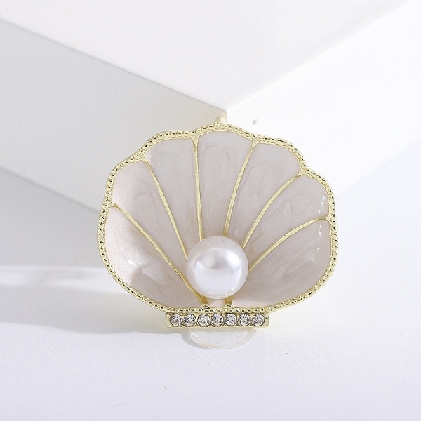 PandaHall Alloy Enamel Brooches, Plastic Pearl & Rhinestone Pin, Jewely for Women, Shell, White, 33x38mm Alloy+Enamel Shell Shape White
PandaHall Alloy Enamel Brooches, Plastic Pearl & Rhinestone Pin, Jewely for Women, Shell, White, 33x38mm Alloy+Enamel Shell Shape White