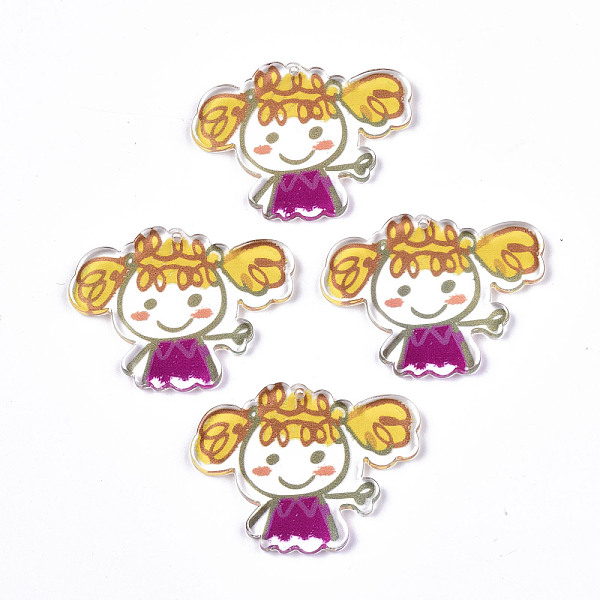 PandaHall Transparent Printed Acrylic Pendants, Girl, Colorful, 32x42x3mm, Hole: 1.6mm Acrylic Human
PandaHall Transparent Printed Acrylic Pendants, Girl, Colorful, 32x42x3mm, Hole: 1.6mm Acrylic Human