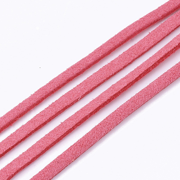 PandaHall Faux Suede Cord, Faux Suede Lace, Hot Pink, 2.5~2.8x1.5mm, about 1.09 yards(1m)/strand Faux Suede Pink
PandaHall Faux Suede Cord, Faux Suede Lace, Hot Pink, 2.5~2.8x1.5mm, about 1.09 yards(1m)/strand Faux Suede Pink
