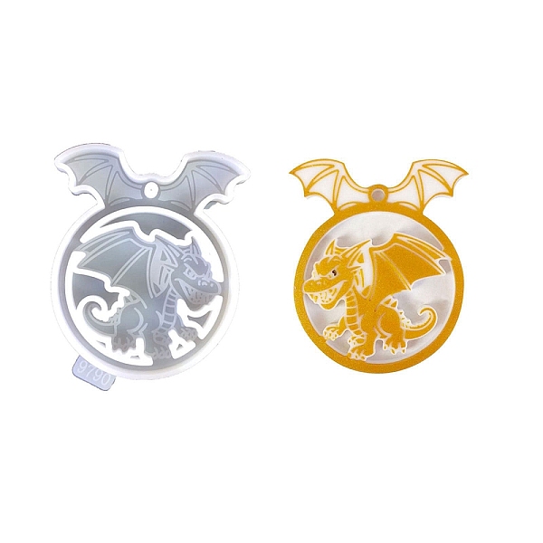 PandaHall Baby Dragon Silicone Pendant Molds, Resin Casting Molds, for UV Resin, Epoxy Resin Craft Making, White, 102x88x9.5mm, Hole: 6mm...
PandaHall Baby Dragon Silicone Pendant Molds, Resin Casting Molds, for UV Resin, Epoxy Resin Craft Making, White, 102x88x9.5mm, Hole: 6mm...
