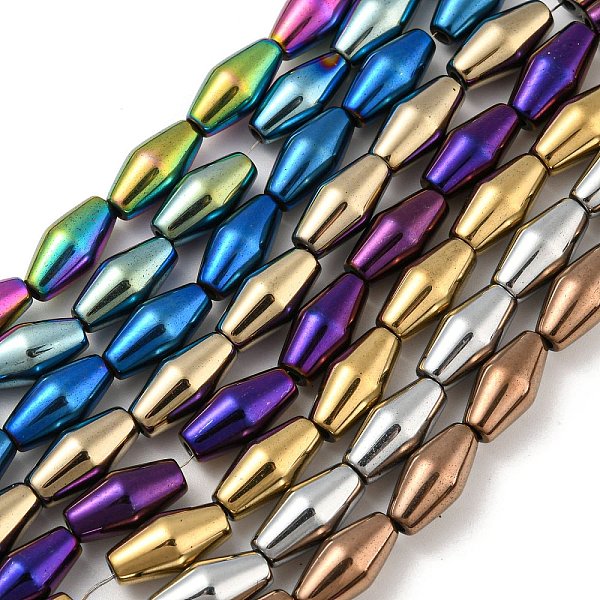 PandaHall Electroplated Synthetic Magnetic Hematite Beads Strands, Bicone, Mixed Color, 6.2~6.5x12~12.5mm, Hole: 1.4mm, about 33pcs/strand...
PandaHall Electroplated Synthetic Magnetic Hematite Beads Strands, Bicone, Mixed Color, 6.2~6.5x12~12.5mm, Hole: 1.4mm, about 33pcs/strand...