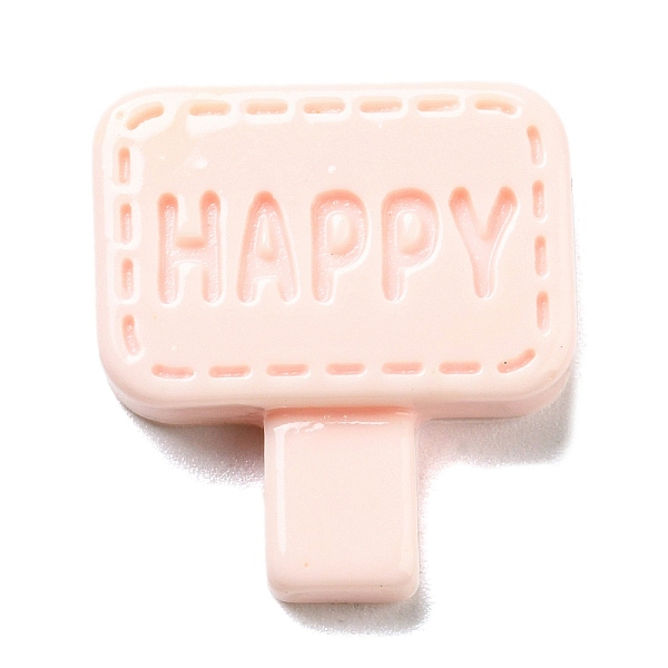 PandaHall Opaque Resin Cabochons, Street Signs with Word Happy, Misty Rose, 20x19x5mm Resin Rectangle
PandaHall Opaque Resin Cabochons, Street Signs with Word Happy, Misty Rose, 20x19x5mm Resin Rectangle