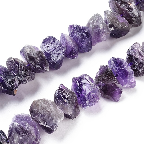 PandaHall Natural Amethyst Beads Strands, Rough Raw Stone, Nuggets, 13~21x5~13mm, Hole: 1.2mm, about 23~24pcs/strand, 7.87 inch~8.26 inch...
PandaHall Natural Amethyst Beads Strands, Rough Raw Stone, Nuggets, 13~21x5~13mm, Hole: 1.2mm, about 23~24pcs/strand, 7.87 inch~8.26 inch...