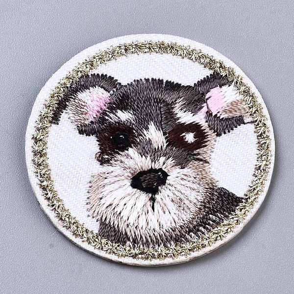 PandaHall Round with Dog Appliques, Computerized Embroidery Cloth Iron on/Sew on Patches, Costume Accessories, Gray, 41x1.5mm Cloth Dog Gray
PandaHall Round with Dog Appliques, Computerized Embroidery Cloth Iron on/Sew on Patches, Costume Accessories, Gray, 41x1.5mm Cloth Dog Gray
