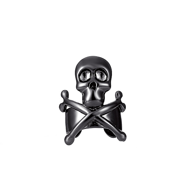 PandaHall Brass Wide Skull Open Cuff Earrings, Gothic Non-piercing Jewelry for Men Women, Gunmetal, 14x10mm Brass
PandaHall Brass Wide Skull Open Cuff Earrings, Gothic Non-piercing Jewelry for Men Women, Gunmetal, 14x10mm Brass