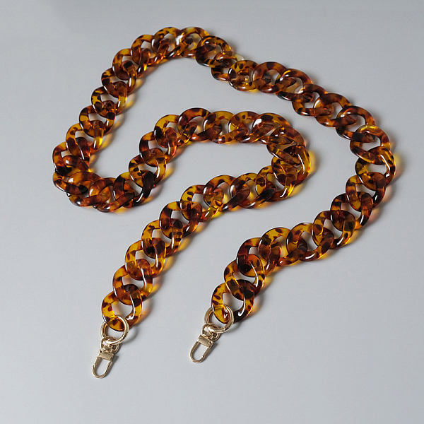 PandaHall Acrylic Bag Handles, with Iron Clasp, for Bag Straps Replacement Accessories, Saddle Brown, Light Gold, 120cm Acrylic
PandaHall Acrylic Bag Handles, with Iron Clasp, for Bag Straps Replacement Accessories, Saddle Brown, Light Gold, 120cm Acrylic