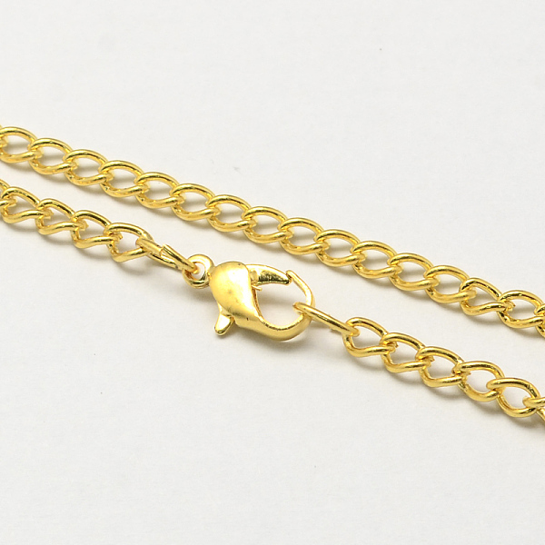 PandaHall Vintage Iron Twisted Chain Necklace Making for Pocket Watches Design, with Lobster Clasps, Golden, 31.5 inch, Link: 3.3x4.6x0.9mm...
PandaHall Vintage Iron Twisted Chain Necklace Making for Pocket Watches Design, with Lobster Clasps, Golden, 31.5 inch, Link: 3.3x4.6x0.9mm...