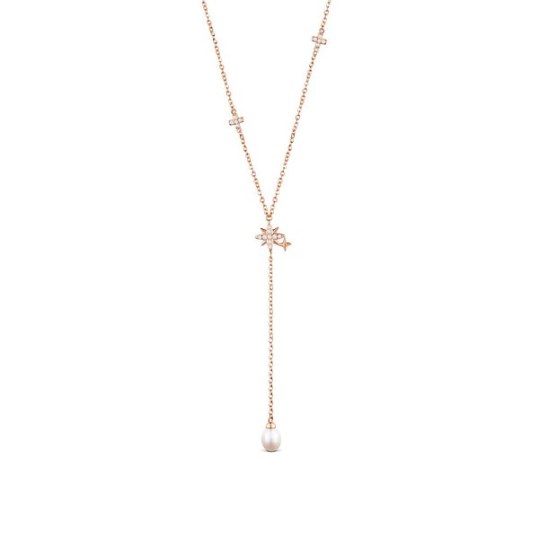 PandaHall SHEGRACE Fantastic 925 Sterling Silver Necklaces, with Grade AAA Cubic Zirconia, Rose Gold, 15.7 inch(40cm) Sterling Silver
PandaHall SHEGRACE Fantastic 925 Sterling Silver Necklaces, with Grade AAA Cubic Zirconia, Rose Gold, 15.7 inch(40cm) Sterling Silver