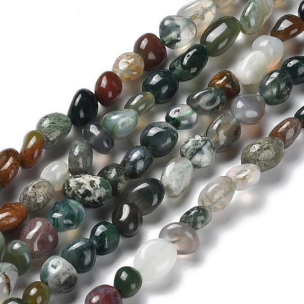 PandaHall Natural Indian Agate Beads Strands, Nuggets, 7.5~16x7.5~9x4~7mm, Hole: 0.9mm, about 41~44pcs/strand, 16.14''~17.32''(41~44cm)...
PandaHall Natural Indian Agate Beads Strands, Nuggets, 7.5~16x7.5~9x4~7mm, Hole: 0.9mm, about 41~44pcs/strand, 16.14''~17.32''(41~44cm)...