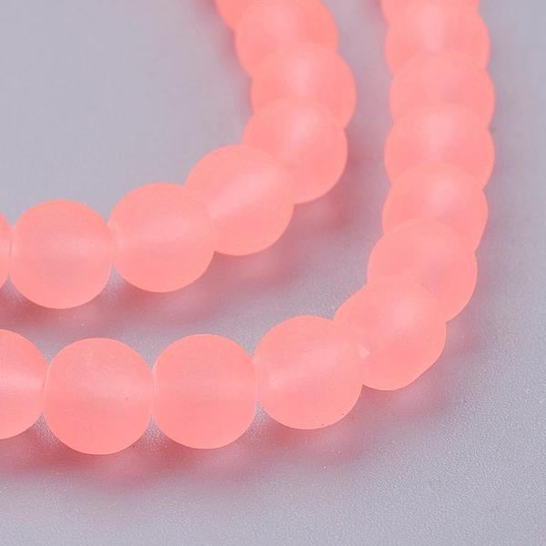 PandaHall Transparent Glass Bead Strands, Frosted, Round, Light Salmon, 6mm, Hole: 1.3~1.6mm, about 140pcs/strand, 31.4 inch Glass Round Red
PandaHall Transparent Glass Bead Strands, Frosted, Round, Light Salmon, 6mm, Hole: 1.3~1.6mm, about 140pcs/strand, 31.4 inch Glass Round Red