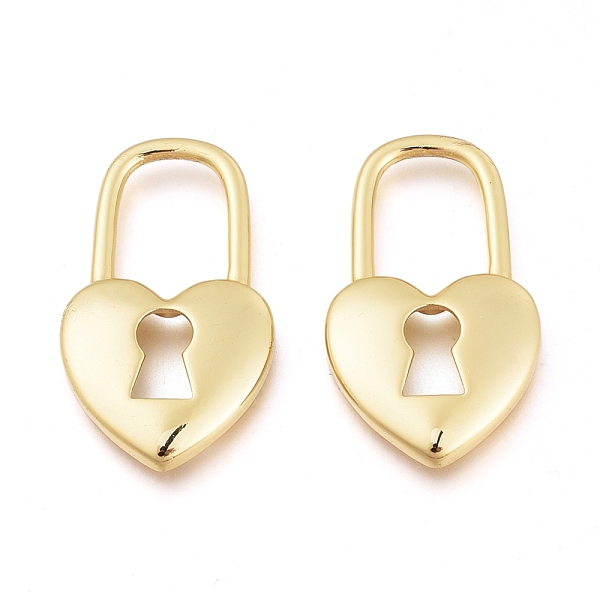 PandaHall Brass Pendants, Lock, Real 18K Gold Plated, 27x15.5x3mm, Hole: 12x9mm Brass Lock
PandaHall Brass Pendants, Lock, Real 18K Gold Plated, 27x15.5x3mm, Hole: 12x9mm Brass Lock