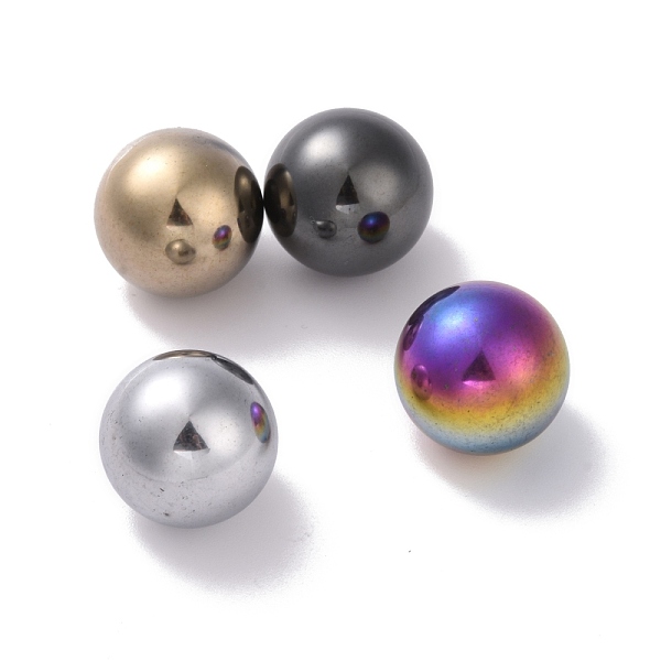 PandaHall Non-magnetic Synthetic Hematite Beads, No Hole, Round, Mixed Color, 19mm Non-magnetic Hematite Round
PandaHall Non-magnetic Synthetic Hematite Beads, No Hole, Round, Mixed Color, 19mm Non-magnetic Hematite Round