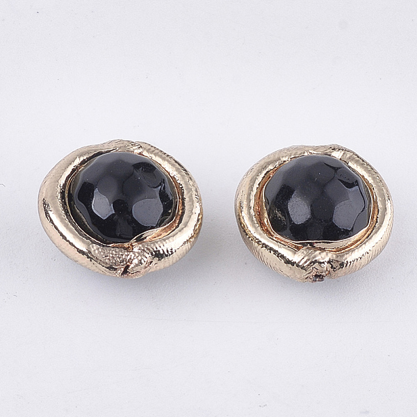 PandaHall Natural Agate Beads, with Electroplate Polymer Clay, Faceted, Dyed, Planet, Black, 16~17x16~17x11~12mm, Hole: 0.8mm Natural Agate...
PandaHall Natural Agate Beads, with Electroplate Polymer Clay, Faceted, Dyed, Planet, Black, 16~17x16~17x11~12mm, Hole: 0.8mm Natural Agate...