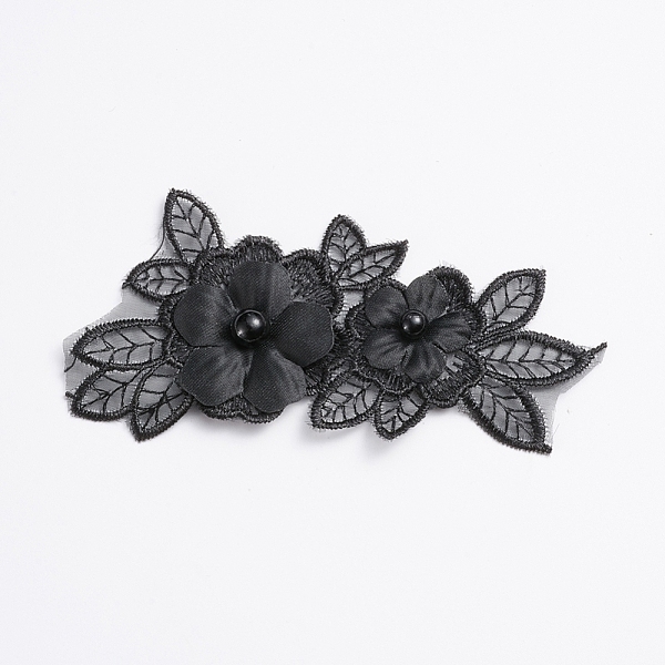 PandaHall Computerized Embroidery Cloth Sew on Patches, Lace Costume Accessories, Appliques, Flower, Black, 50x102x7mm Cloth Flower Black
PandaHall Computerized Embroidery Cloth Sew on Patches, Lace Costume Accessories, Appliques, Flower, Black, 50x102x7mm Cloth Flower Black
